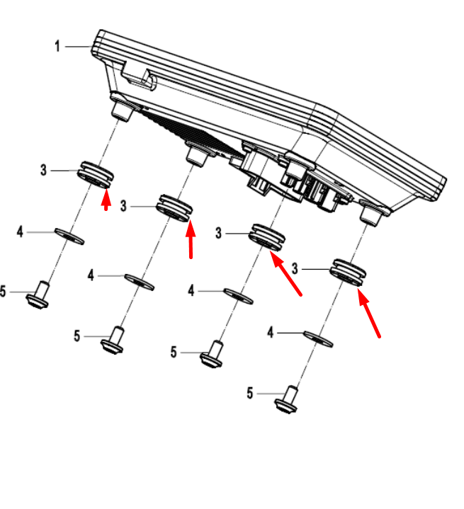 Демпфер панели приборов 6KWV-040305-1100