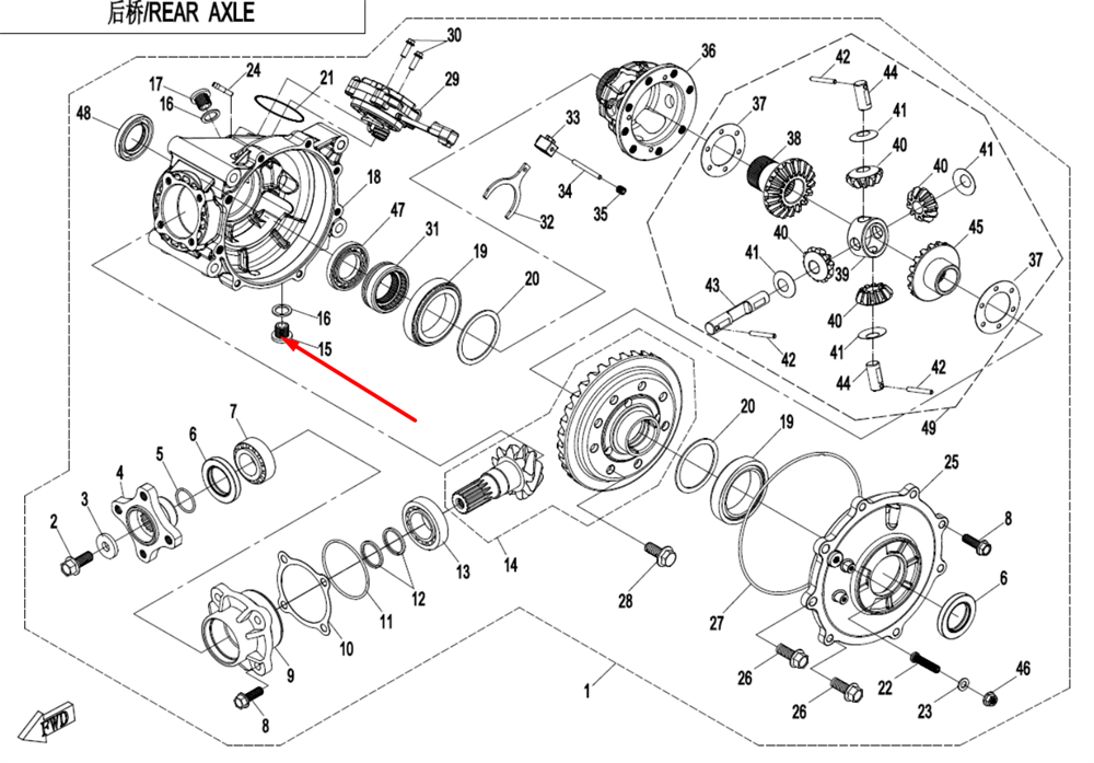 Пробка сливная магнитная 0180-332100