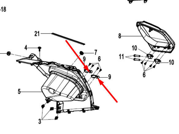Шарниры для крышка для монтажной петли 9030-040014
