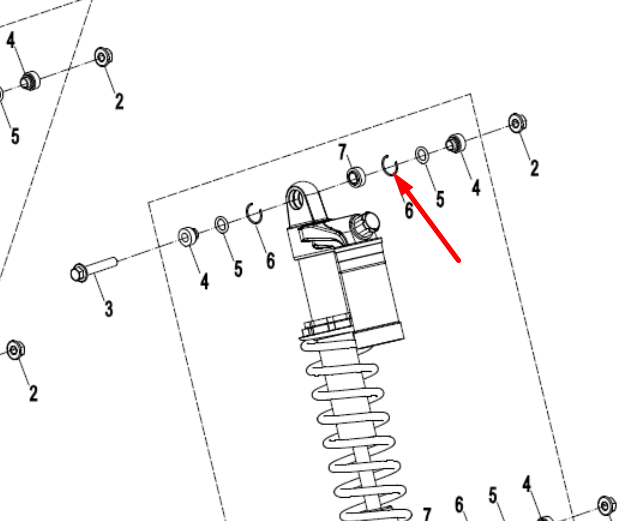 Кольцо стопорное A 9AWV-061600-8000-28-M2
