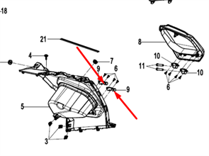 Шарниры для крышка для монтажной петли 9030-040014