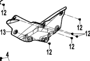 Теплоизоляционная панель справа 9AWV-042027-8000