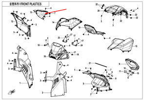 Облицовка механизма переключения КПП (кленовый камуфляж / TRUE TIMBER CAMO) 9AWV-043023-8001-0RE00